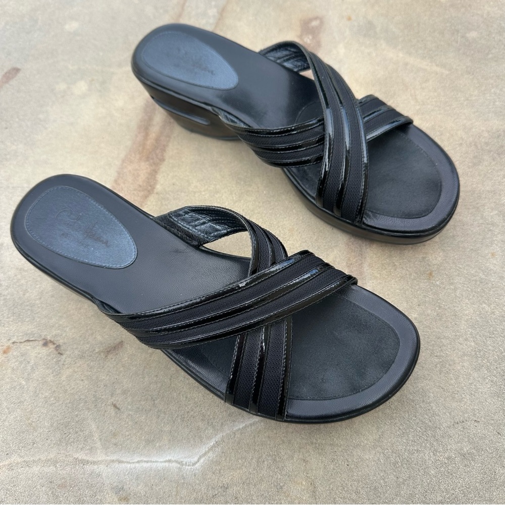 Cole Haan G Series Air Vela Slide Sandals Black Size 8.5